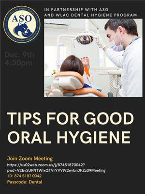 Tips for Good Oral Hygiene Flyer Event