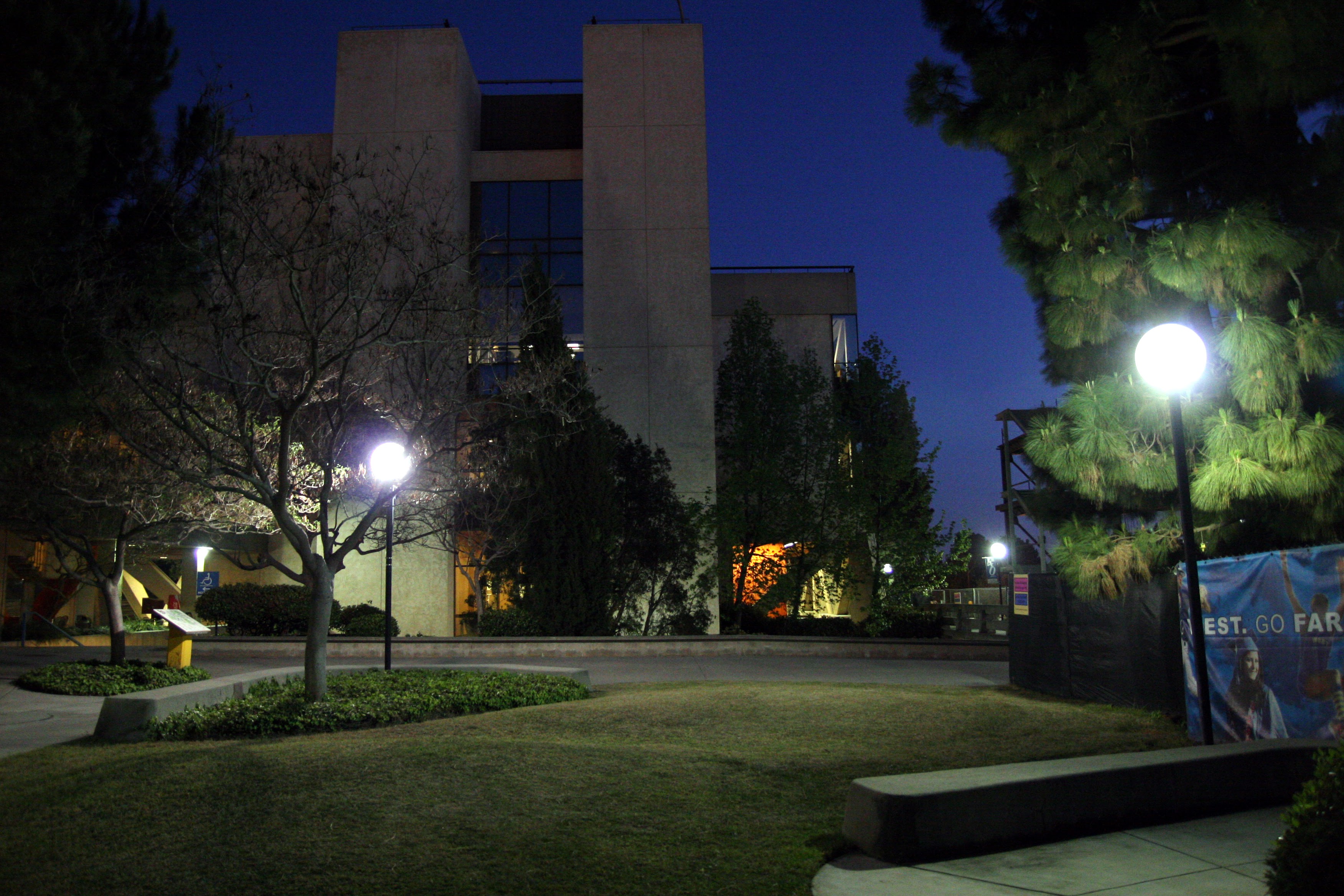 WLAC Campus at Night