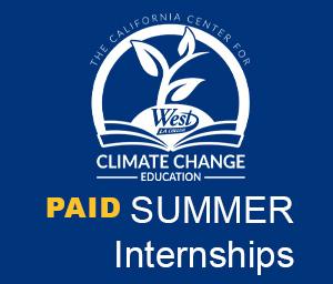 Climate Center logo and link to Summer Internship information